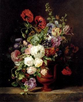 unknow artist Floral, beautiful classical still life of flowers.078 oil painting picture